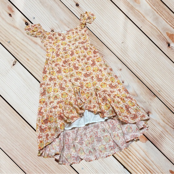 Band of the Free S ruffle high low boho midi dress - Picture 2 of 13